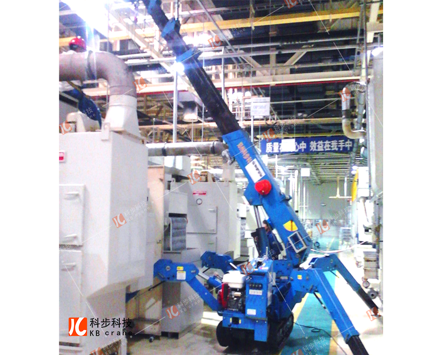 KB spider crane work at Jatco 