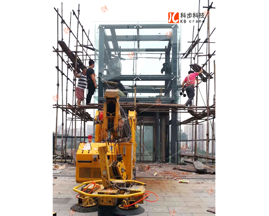 Sightseeing elevator installation