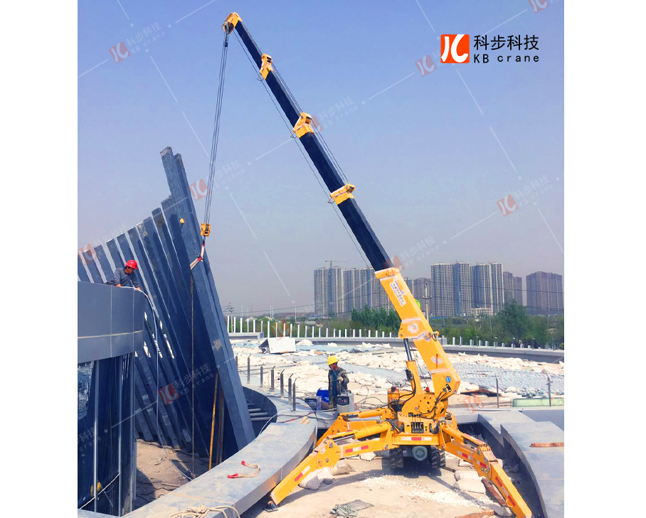 KB3.0 mini crane work for fuel gas company