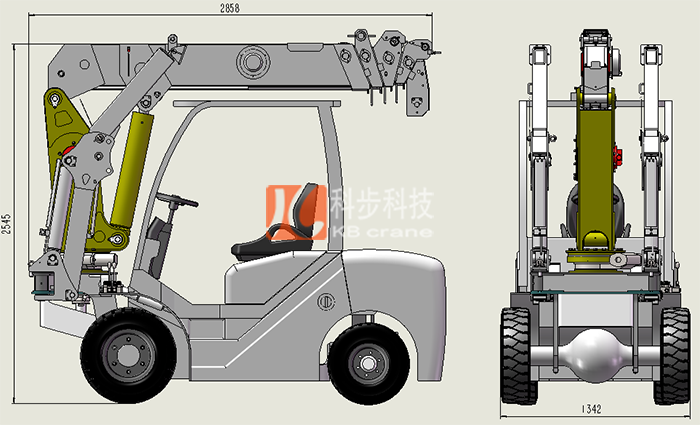 KBL3.0轮式起重机示意图1